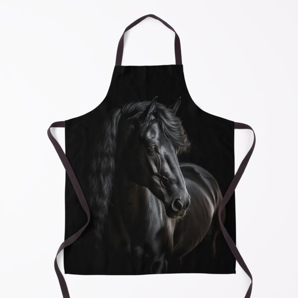 Item preview, Black Stallion Portrait designed and sold by CritterWisdom.