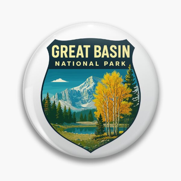 Item preview, Great Basin National Park Retro Desert Mountain Sticker designed and sold by Ismeal Von.