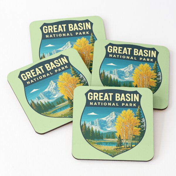 Item preview, Great Basin National Park Retro Desert Mountain Sticker designed and sold by Ismeal Von.
