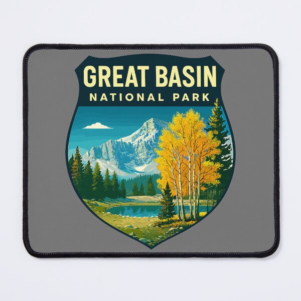 Item preview, Great Basin National Park Retro Desert Mountain Sticker designed and sold by Ismeal Von.