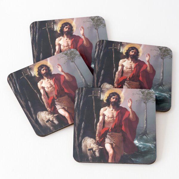 Item preview, Saint John the Baptist designed and sold by SanctifiedSouls.