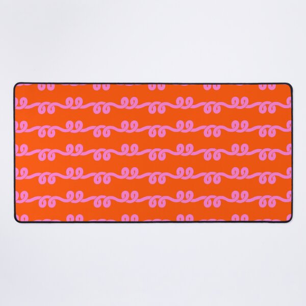 Item preview, FD 0001 C - Loopy Scribble - Pink & Orange designed and sold by o finding Studio.
