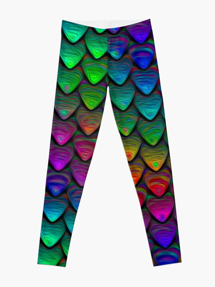 Alternate view of dragon love Leggings