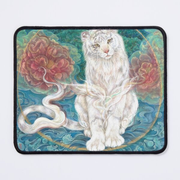 Item preview, Tamaki: Divine White Tiger of the Moonlit Ring designed and sold by nakaitomoko.