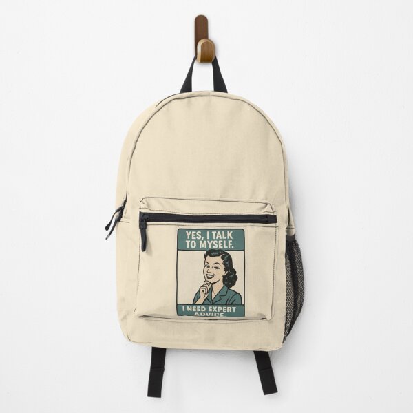 Item preview, Yes, I talk to myself. I need expert advice. designed and sold by WheelieGdArt.