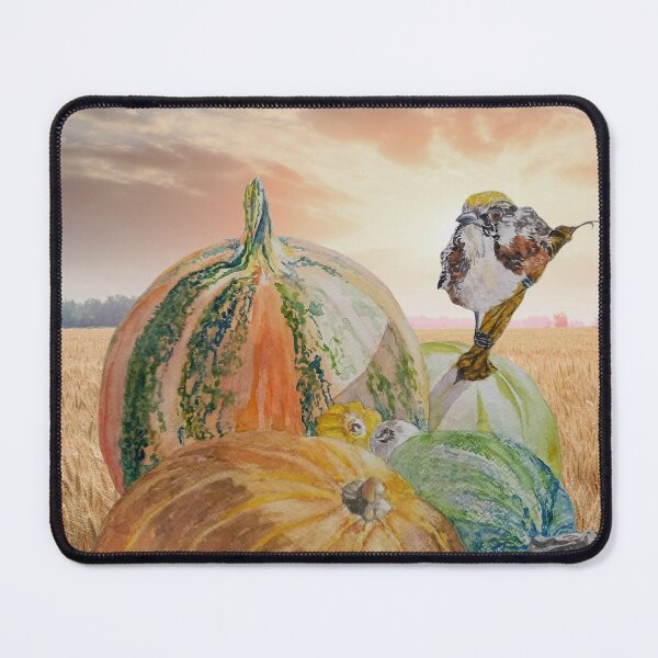 Item preview, Pumpkin and Bird Seasonal artwork designed and sold by AngelaHart1.