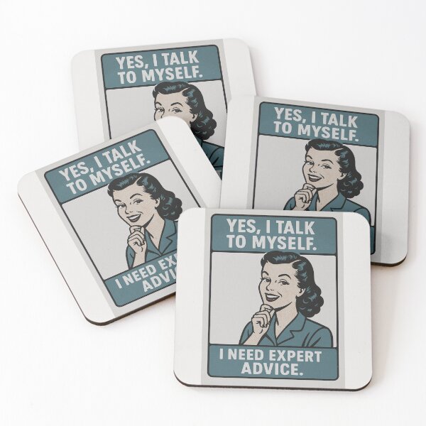 Item preview, Yes, I talk to myself. I need expert advice. - v2 designed and sold by WheelieGdArt.