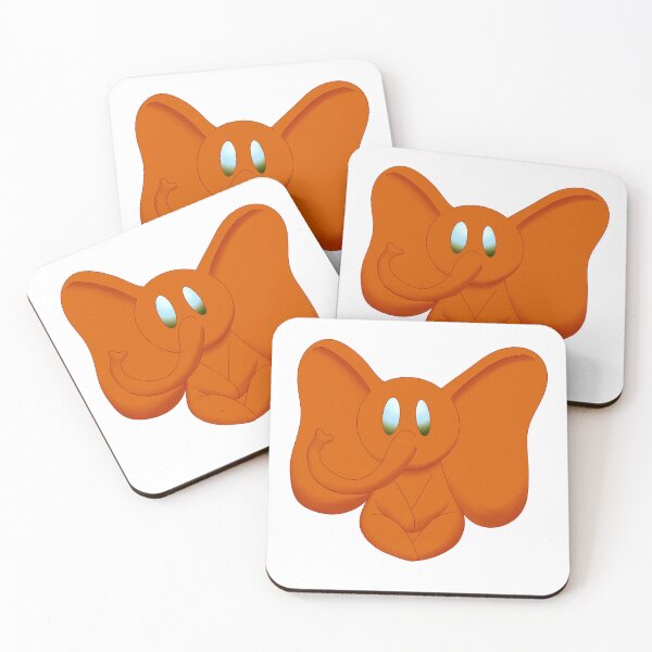 Item preview, Orange Elephant designed and sold by FenneckyArts.