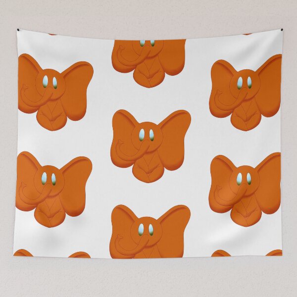 Item preview, Orange Elephant designed and sold by FenneckyArts.