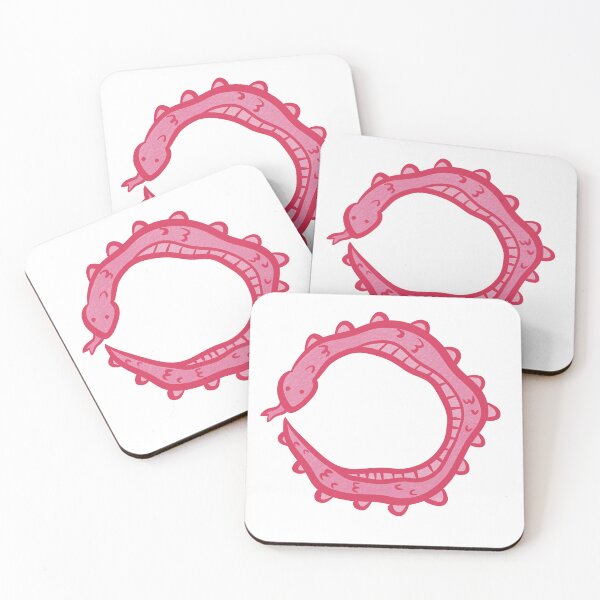 Item preview, The Mighty Pink Ouroboros designed and sold by Druid Soup.