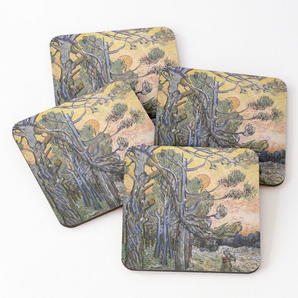 Item preview, Pine Trees at Sunset by Van Gogh  designed and sold by KAI-Studio.