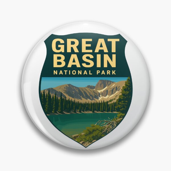 Item preview, Great Basin National Park Retro Desert Mountain Sticker designed and sold by Ismeal Von.