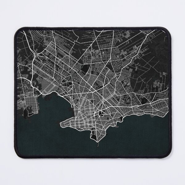 Item preview, Montevideo City Map of Uruguay - Dark designed and sold by deMAP.