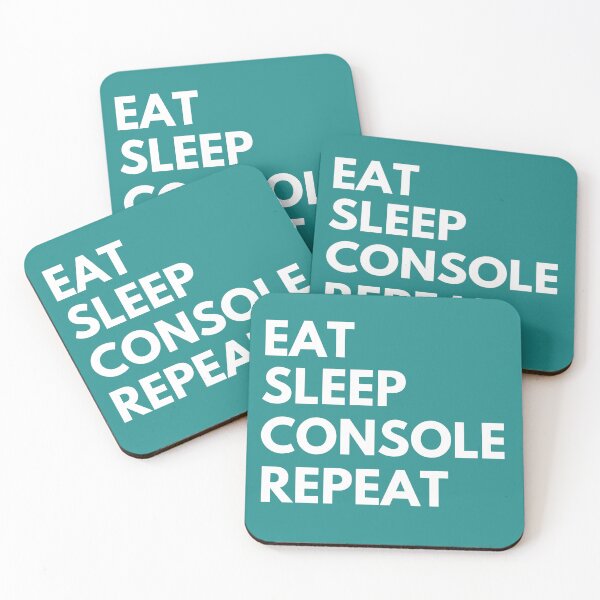 Item preview, eat sleep console repeat designed and sold by AmmarSherJaan.
