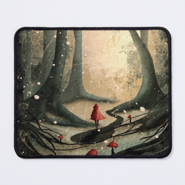 Item preview, Into the Enchanted Woods – Little Red’s Journey designed and sold by ConfuseLab Shop.