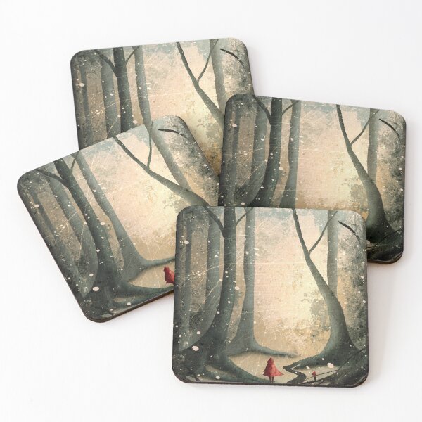 Item preview, Into the Enchanted Woods – Little Red’s Journey designed and sold by ConfuseLab Shop.