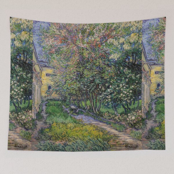 Item preview, The Garden at the Asylum at Saint Remy by Van Gogh designed and sold by KAI-Studio.