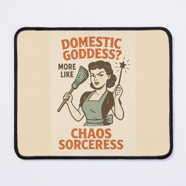 Item preview, Domestic Goddess? More like Chaos Sorceress designed and sold by WheelieGdArt.