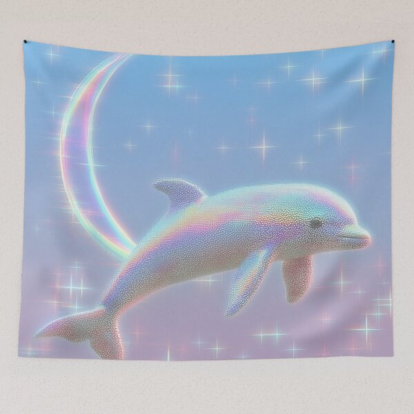 Item preview, Dolphin Moon Glow designed and sold by BlissxPals.