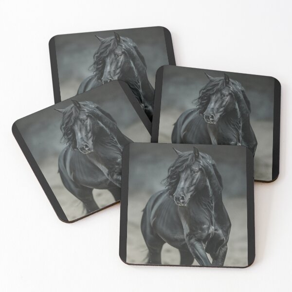 Item preview, Black Stallion Portrait designed and sold by CritterWisdom.