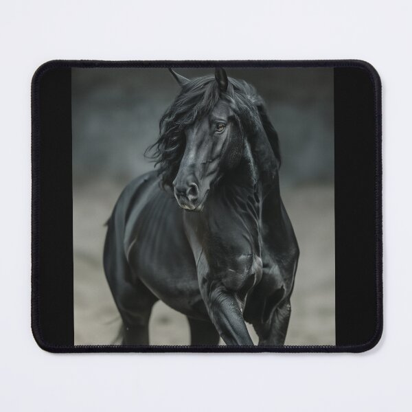 Item preview, Black Stallion Portrait designed and sold by CritterWisdom.