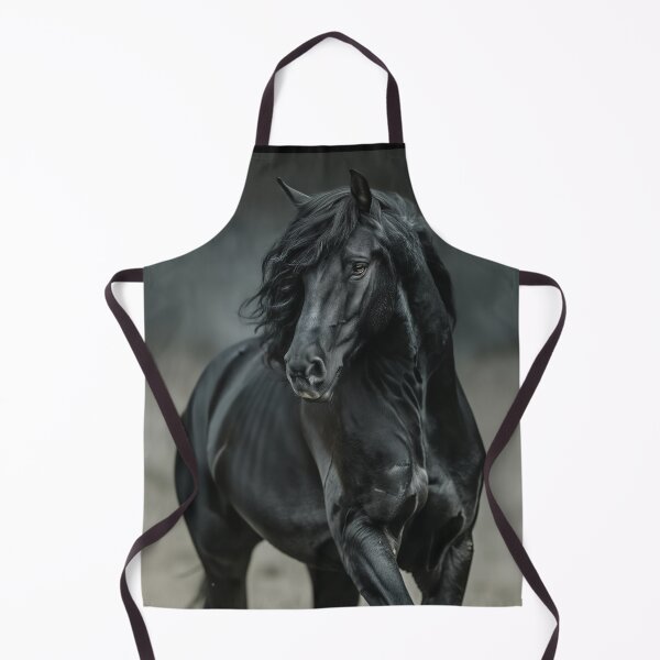 Item preview, Black Stallion Portrait designed and sold by CritterWisdom.