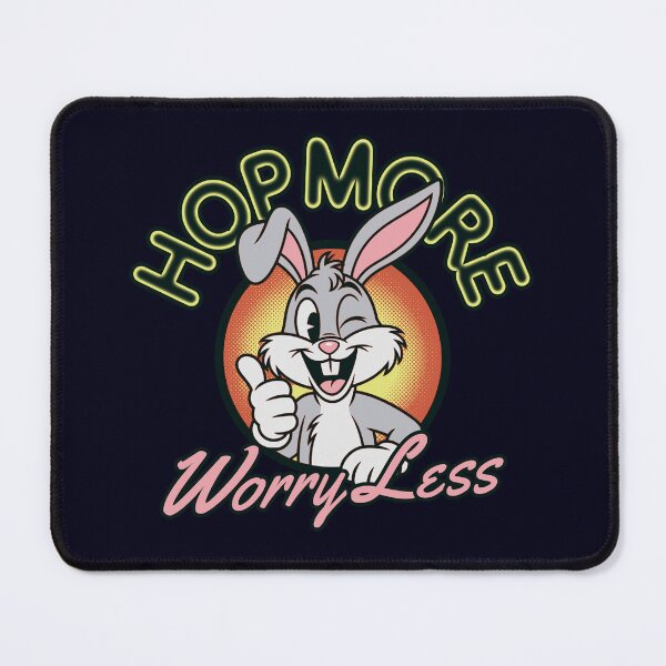 Item preview, Hop More, Worry Less Thumbs Up Bunny designed and sold by CRHPOD20.