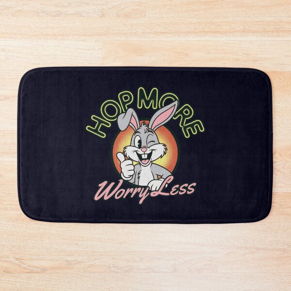 Item preview, Hop More, Worry Less Thumbs Up Bunny  designed and sold by CRHPOD20.