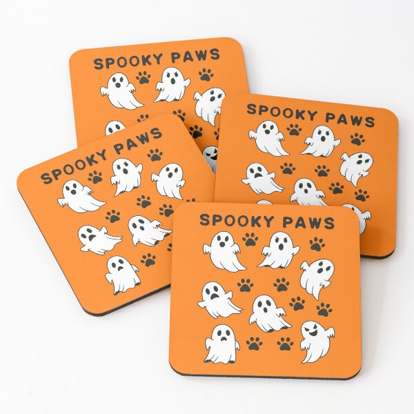 Item preview, Spooky Paws Ghosts Halloween designed and sold by FlashCraft Design.