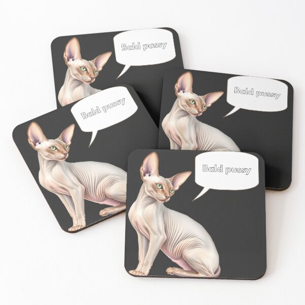 Item preview, Bald Pussy Cat Illustration designed and sold by EllDAV777.