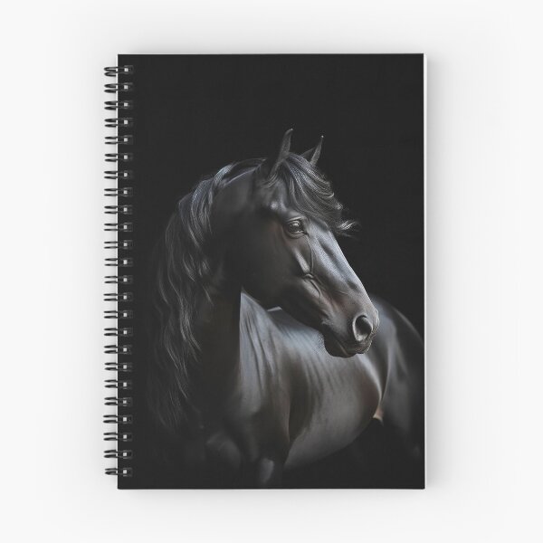 Item preview, Black Stallion Portrait Closeup designed and sold by CritterWisdom.