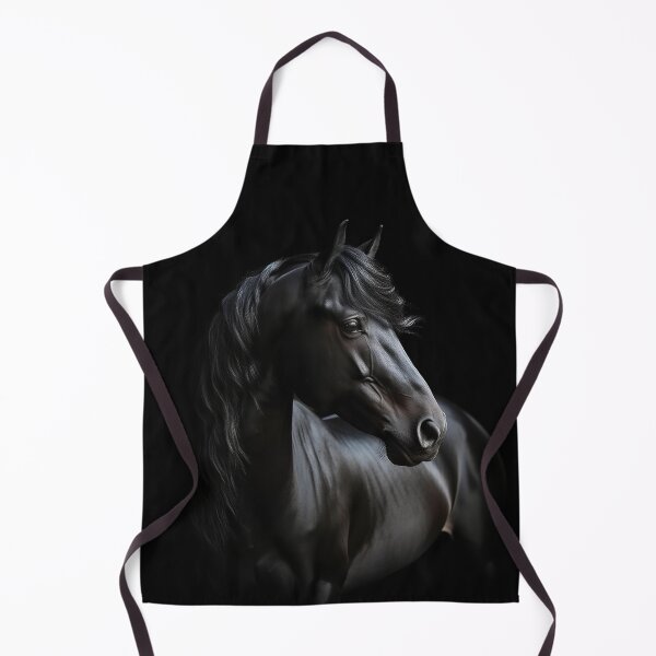 Item preview, Black Stallion Portrait Closeup designed and sold by CritterWisdom.