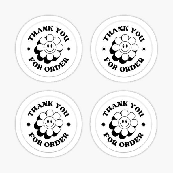 Item preview, Thank you for your order stickers, small business designed and sold by bronte2004.