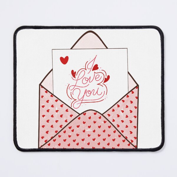 Item preview, I Love You Love Letter Romantic Design | Heartfelt Affection Message Art designed and sold by ArtsyExplorer.