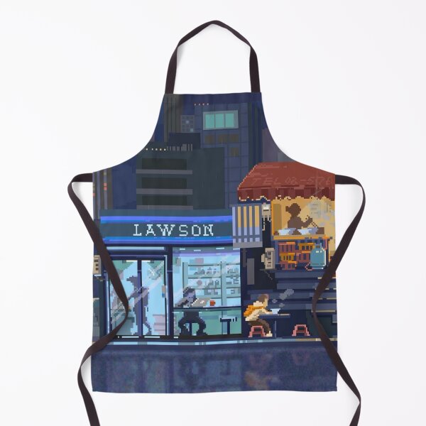 Item preview, Pixel Art City Street — Cozy Urban Shops & Daily Life designed and sold by darkskinbender.