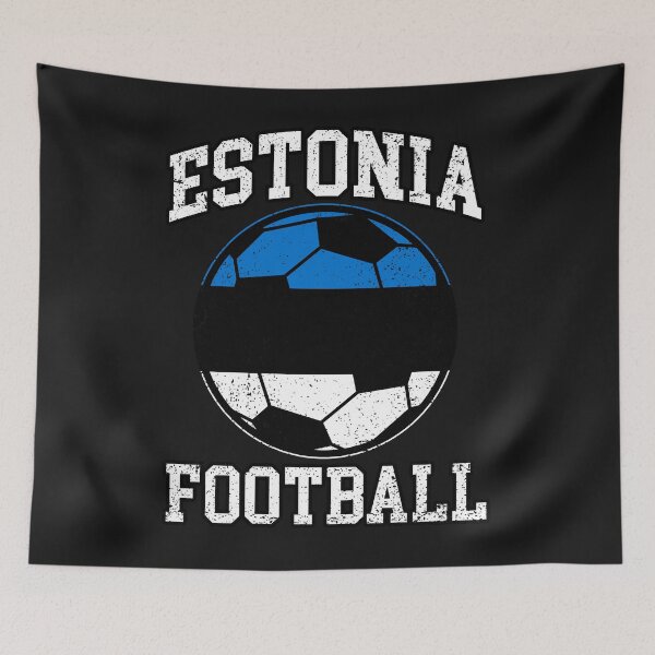 Item preview, SOCCER BALL - ESTONIA | Soccer Fans and Teams for Men and Women t-shirt designed and sold by wallsandpatts.