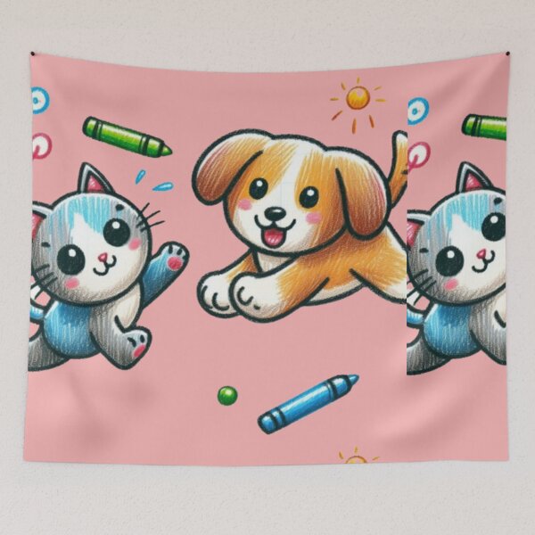 Item preview, HAPPY CAT AND DOT PJ'S ai generated created by frasues designed and sold by frasues.
