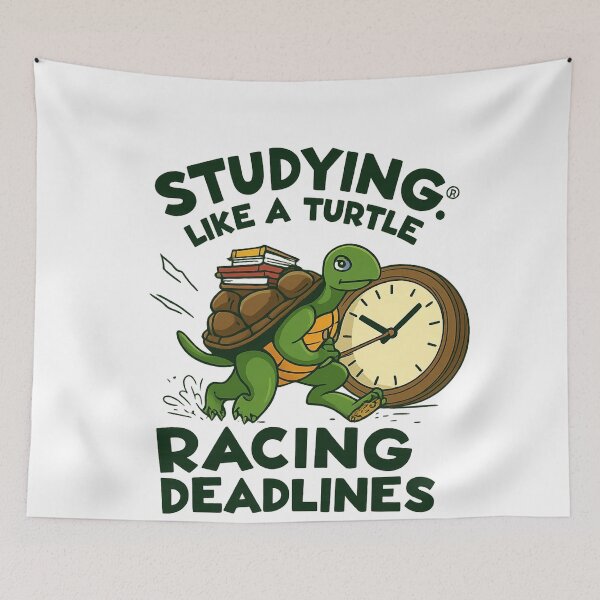 Item preview, Turtle Racing Deadlines designed and sold by Uglyandcute.