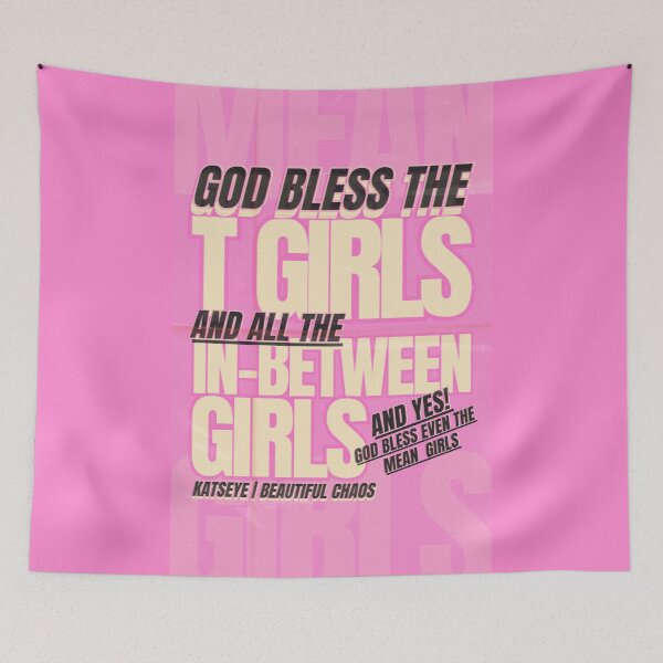 Item preview, KATSEYE - Mean Girls (God Bless The T Girls) designed and sold by Think In Scenes.