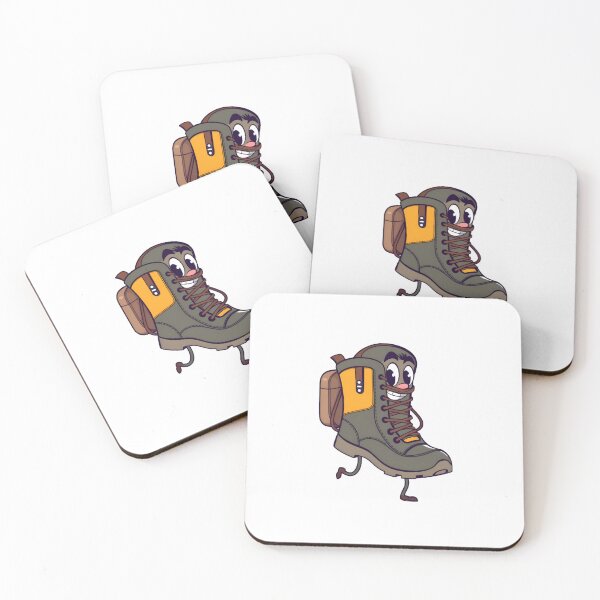 Item preview, Funny Cartoon Style Hiking Boot designed and sold by Be-Adventurous.