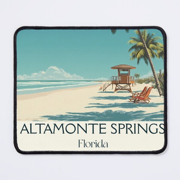 Item preview, Altamonte Springs Florida Vintage Travel Poster designed and sold by TuncGK.