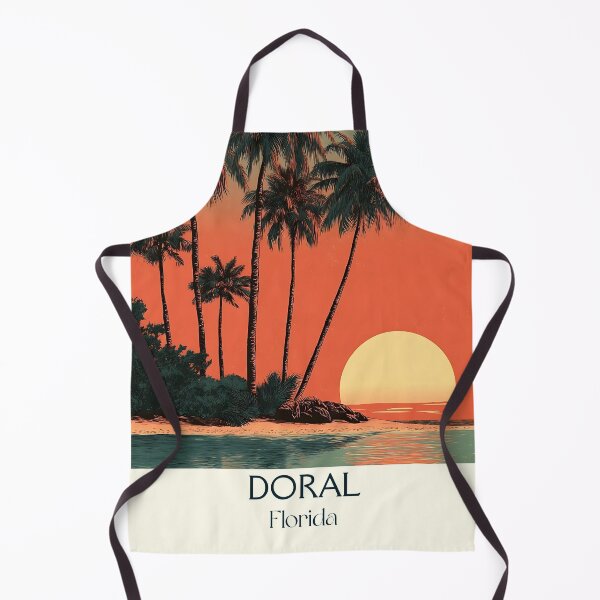 Item preview, Doral Florida Vintage Poster | Minimalist Sunset Art designed and sold by TuncGK.