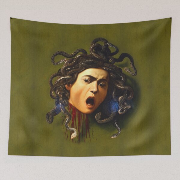 Item preview, Caravaggio Medusa Baroque Renaissance Art designed and sold by Under-TheTable.