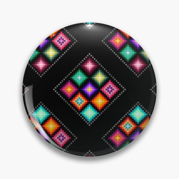 Item preview, Vibrant Pixel Ethnic Pattern designed and sold by Khwanchai.
