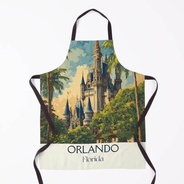 Item preview, Orlando Florida Vintage Travel Poster | Theme Park Magic designed and sold by TuncGK.