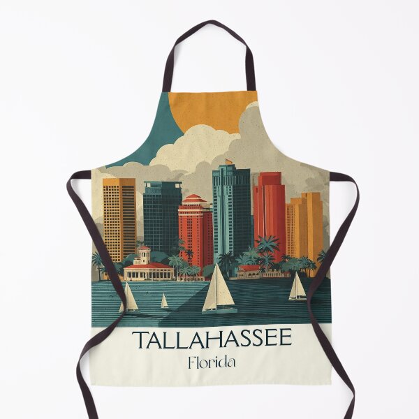 Item preview, Tallahassee Florida Vintage Travel Poster | State Capital Art designed and sold by TuncGK.