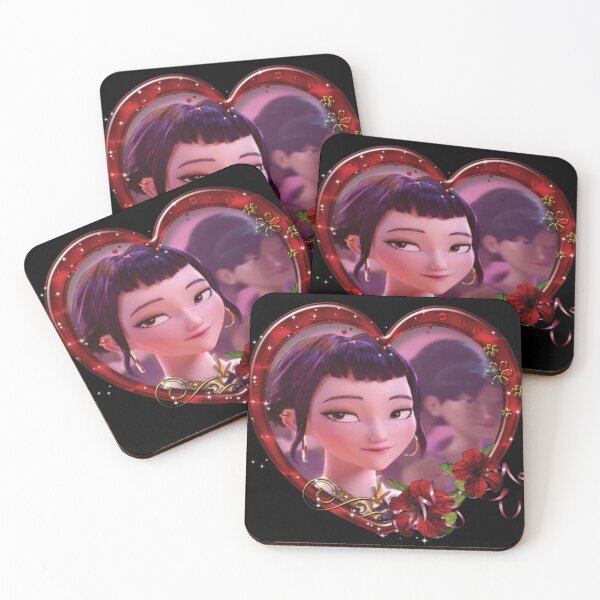 Item preview, KPop Demon Hunters – Zoey in Heart Frame | Kdh, kpop trio designed and sold by GraphixKing999.