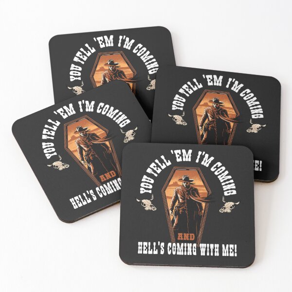 Item preview, Tombstone Cowboys Death Valley Hell's Coming with Me designed and sold by Chelsealuv Krigbaum.