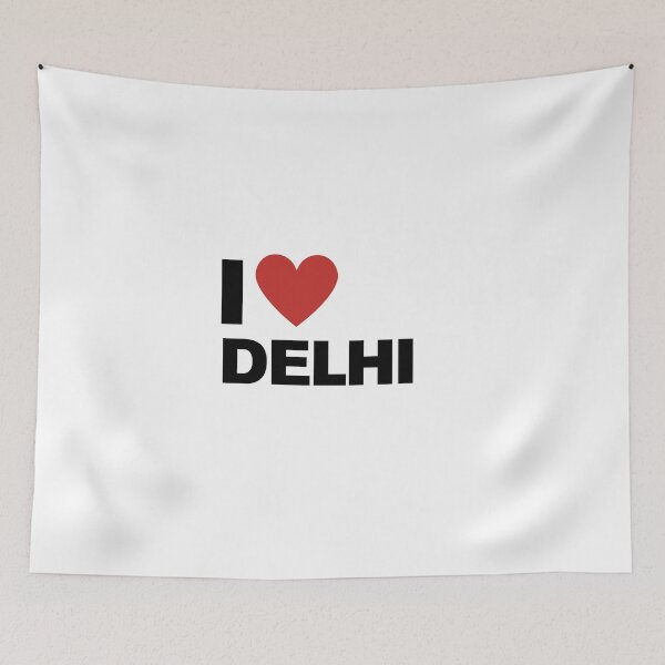 Item preview, I love Delhi designed and sold by CapriCreatives.