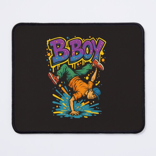 Item preview, B-Boy Break Dancer Hip Hop Graffiti Boombox Radio Cassette Break Dance Design  designed and sold by Grin.